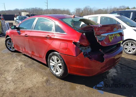 2013 Hyundai Sonata Gls from USA, damaged, VIN 5NPEB4AC3DH734950
